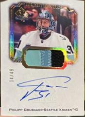 Philipp Grubauer [Patch] #UDA-PG Hockey Cards 2021 SP Authentic UD Autographs Prices