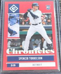 Spencer Torkelson [Red] Baseball Cards 2022 Panini Chronicles Prices