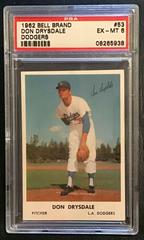 Don Drysdale #53 Baseball Cards 1962 Bell Brand Dodgers Prices