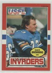 Dave Browning Football Cards 1985 Topps USFL Prices
