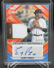 Eury Perez [Orange] #PMS-EP Baseball Cards 2022 Panini Elite Extra Edition Prospect Materials Signatures Prices