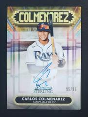 Carlos Colmenarez #SSA-CC Baseball Cards 2022 Bowman Sterling Signage Autographs Prices