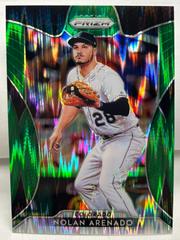 Nolan Arenado [Forest Green Flash Prizm] #157 Baseball Cards 2019 Panini Prizm Prices