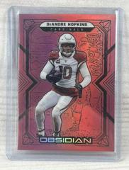 DeAndre Hopkins [Red Flood] #4 Football Cards 2022 Panini Obsidian Prices