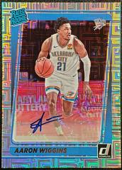 Aaron Wiggins [Signatures Choice] #241 Basketball Cards 2021 Panini Donruss Prices