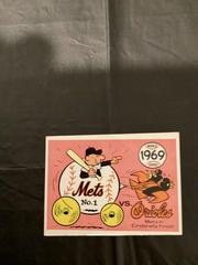 1969 Mets, Orioles #66 Baseball Cards 1970 Fleer World Series Prices