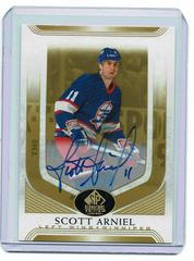 Scott Arniel [Gold Spectrum Autograph] Hockey Cards 2020 SP Signature Edition Legends Prices