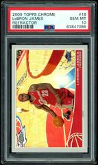 LeBron James [Refractor] Basketball Cards 2009 Topps Chrome Prices