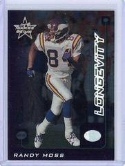 Randy Moss [Longevity] Football Cards 1999 Leaf Rookies & Stars Prices