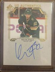 Kevin Fiala Hockey Cards 2021 SP Authentic UD Autographs Prices