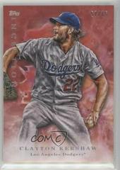 Clayton Kershaw [Red] Baseball Cards 2017 Topps Inception Prices