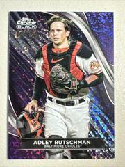 Adley Rutschman [Purple Mini-Diamon Refractor] #4 Baseball Cards 2024 Topps Chrome Black Prices