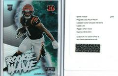 Ja'Marr Chase [Signature] #RW-JCH Football Cards 2021 Panini Playoff Rookie Wave Prices