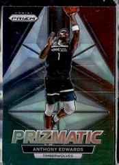 Anthony Edwards #24 Basketball Cards 2022 Panini Prizm Prizmatic Prices