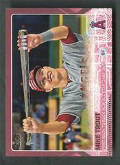 Mike Trout [Pink] #US227 Baseball Cards 2015 Topps Update Prices