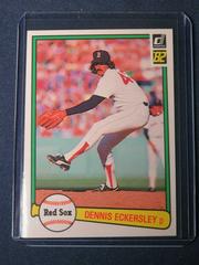 Dennis Eckersley #30 Baseball Cards 1982 Donruss Prices