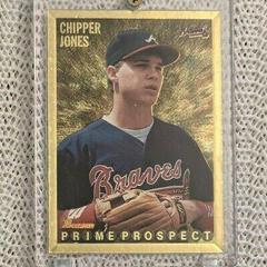 Chipper Jones #262 Baseball Cards 1995 Bowman Gold Foil Prices