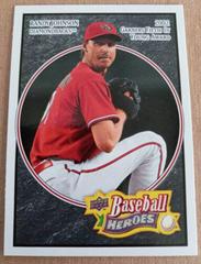 Randy Johnson [Black] #5 Baseball Cards 2008 Upper Deck Baseball Heroes Prices
