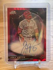 Joey Votto [Red Flare] Baseball Cards 2022 Topps Cosmic Chrome Star Gaze Autographs Prices
