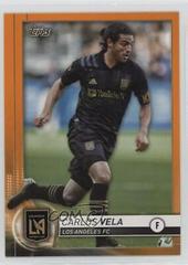 Carlos Vela [Orange] #1 Soccer Cards 2020 Topps MLS Prices