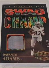 Davante Adams [Gold] #SC-DA Football Cards 2023 Panini Plates and Patches Swag Champ Prices