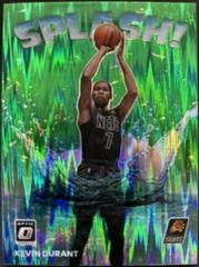 Kevin Durant [Green Shock] #4 Basketball Cards 2022 Panini Donruss Optic Splash Prices