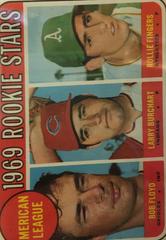 A. L. Rookies [Floyd, Burchart, Fingers] Baseball Cards 1969 Topps Prices