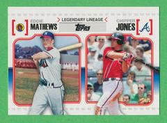 Chipper Jones, Eddie Mathews #LL34 Baseball Cards 2010 Topps Legendary Lineage Prices