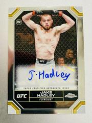 Jake Hadley [Gold Refractor] #CRA-JHA Ufc Cards 2024 Topps Chrome UFC Rookie Autograph Prices
