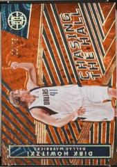Dirk Nowitzki [Orange] #12 Basketball Cards 2021 Panini Illusions Chasing the Hall Prices