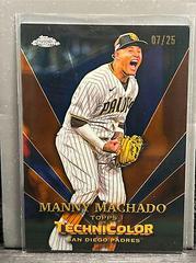 Manny Machado [Orange] #TT-5 Baseball Cards 2023 Topps Chrome in Technicolor Prices