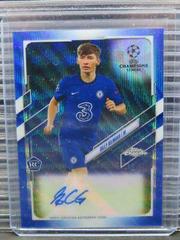 Billy Gilmour [Blue Wave Refractor] Soccer Cards 2020 Topps Chrome UEFA Champions League Autographs Prices