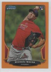 Michael Wacha [Orange Refractor] #121 Baseball Cards 2013 Bowman Chrome Prices