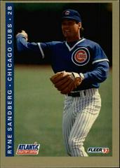 Ryne sandberg #21 Baseball Cards 1993 Fleer Atlantic Prices