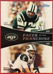 Joe Namath, Mark Sanchez Football Cards 2011 Topps Faces of the Franchise Prices