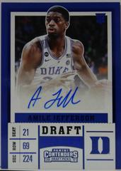 Amile Jefferson [College Ticket Autogrpah] Basketball Cards 2017 Panini Contenders Draft Picks Prices