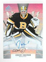 Jeremy Swayman [Autograph] Hockey Cards 2021 SP Game Used Purity Prices