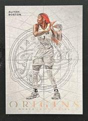 Aliyah Boston #1 Basketball Cards 2023 Panini Origins WNBA Works in Progress Prices