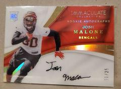 Josh Malone [Autograph] Football Cards 2017 Panini Immaculate Collection Prices