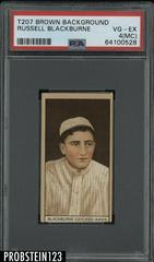 Russell Blackburne Baseball Cards 1912 T207 Brown Background Prices