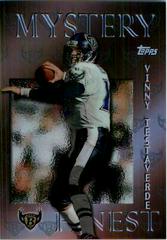 Vinny Testaverde [Bronze Refractor] #M13 Football Cards 1997 Topps Mystery Finest Prices