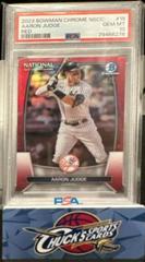 Aaron Judge [Red] #63 Baseball Cards 2023 Bowman Chrome Prices