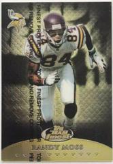 Randy Moss [Gold w/ Coating] #T8 Football Cards 1999 Topps Finest Team Prices