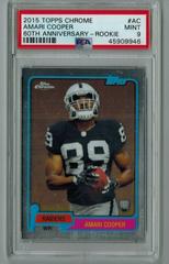 Amari Cooper [Rookie] #T60RC-AC Football Cards 2015 Topps Chrome 60th Anniversary Prices