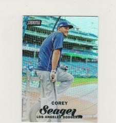 Corey Seager [Refractor] Baseball Cards 2017 Stadium Club Chrome Prices
