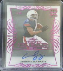Anthony Schwartz [Pink] #CA-AS1 Football Cards 2021 Leaf Trinity Clear Autograph Prices
