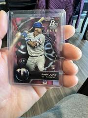 Josh Jung [Pink] #1 Baseball Cards 2023 Bowman Platinum Prices