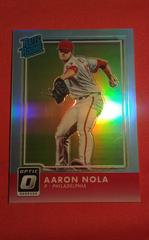 Aaron Nola [Carolina Blue] #37 Baseball Cards 2016 Panini Donruss Optic Prices