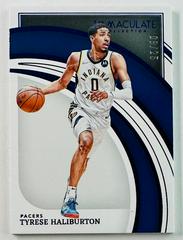 Tyrese Haliburton [Blue] #1 Basketball Cards 2021 Panini Immaculate Collection Prices