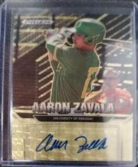 Aaron Zavala #AU-AZ Baseball Cards 2022 Panini Prizm Draft Picks Autographs Prices